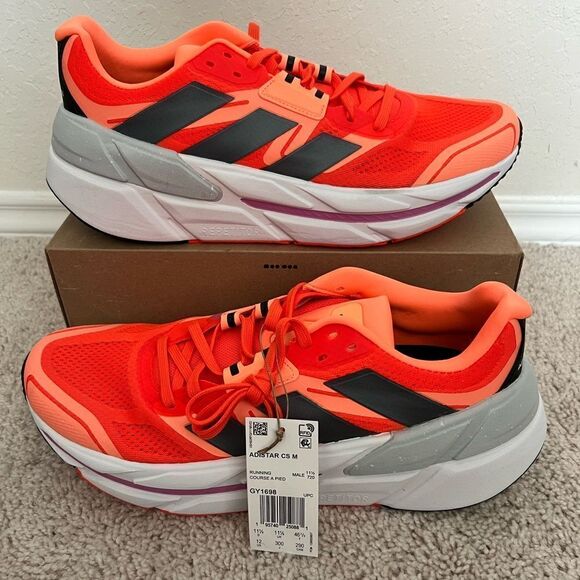 Adidas Adistar CS Men Running S Impact Orange Night Metallic - Picture 1 of 9